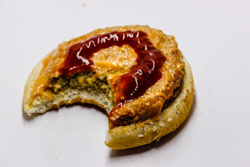 A picture of veg burger