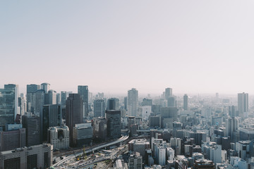 Obraz premium URBAN LANDSCAPE IN OSAKA