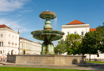 Fountain at the Munich University