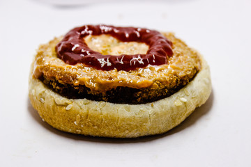 A picture of veg burger