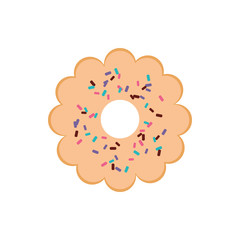 Isolated sweet cookie vector design