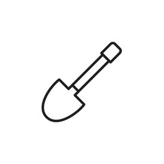 Shovel icon vector design template