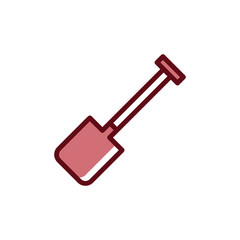 Shovel icon vector design template
