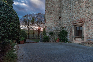 Castello di Meleto In Chianti in the Province of Siena