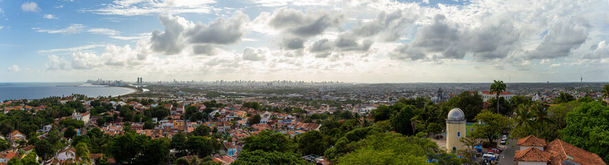 Olinda - Panorama of Recife view from Olinda Alto da Se