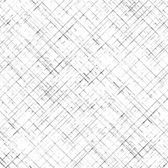 Stripe diagonal plaid seamless pattern. Black stripes on white background