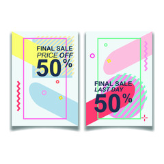 Modern abstract Sale Banners Design. Discount Banner Promotion Template. pastel color mobile for sale banners. Sale banner template design, Super sale special offer.