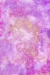 Abstract background, hand-painted pink texture, watercolor, splashes, drops of paint, paint strokes. Light monochrome color.The texture of stone, marble  for backgrounds, wallpapers, covers.