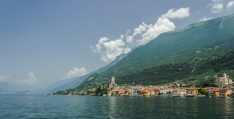 Promenade Of Malcesine. Lake Garda