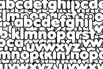 Alphabet A to Z texture background pattern design wallpaper