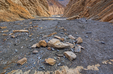 Landscape of Mosaic Canyon, Death Valley National Park, California, USA