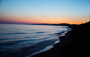 Obraz premium Sunset in Sicily