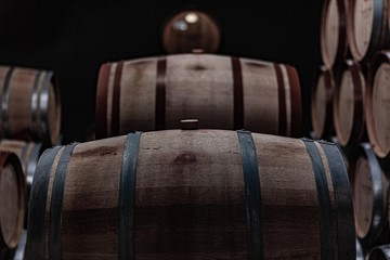 Wine barrels