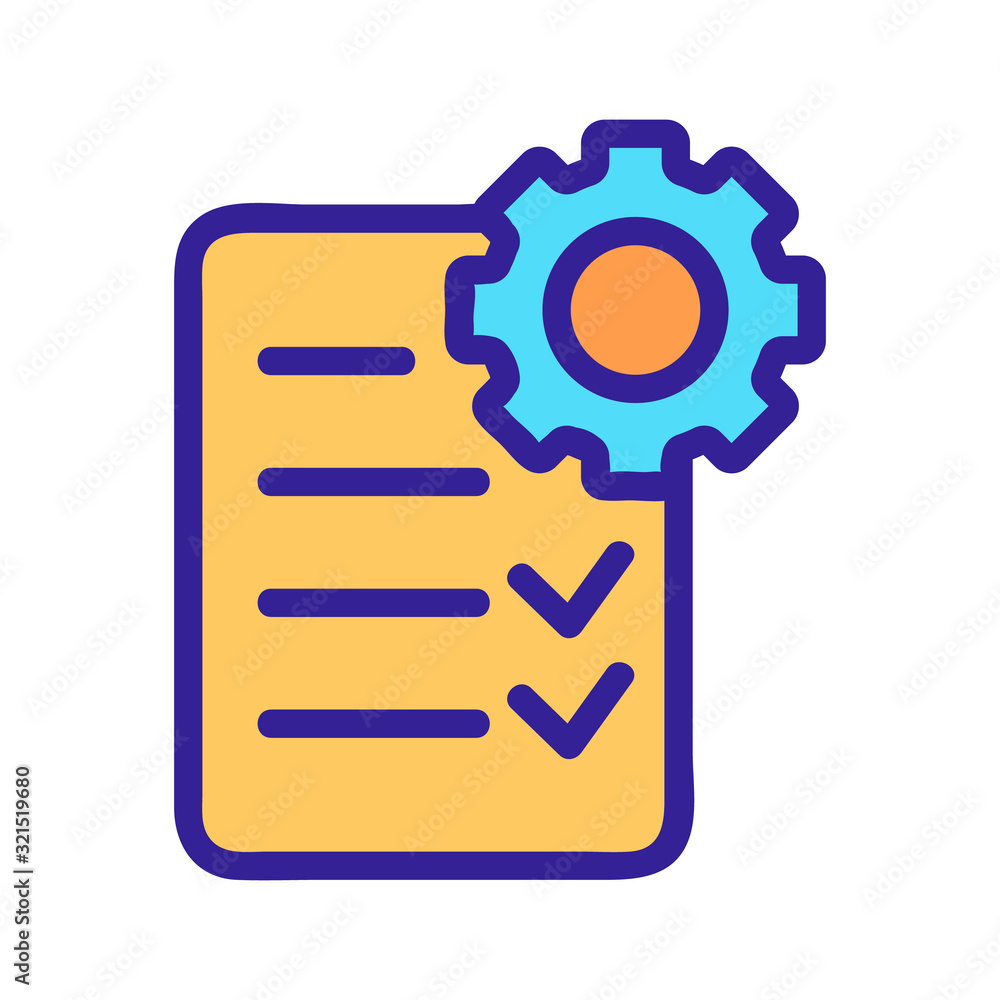 Poster set up a list of vector icons. thin line sign. isolated contour symbol illustration