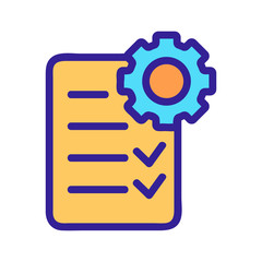 Set up a list of vector icons. Thin line sign. Isolated contour symbol illustration