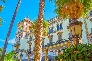 The scenic hotel in Seville, Spain