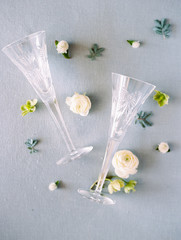 Champagne flutes