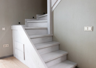  beautiful wooden staircase in the house