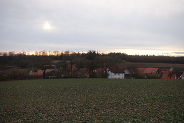 Schöne Landschaft in Donau-Ries