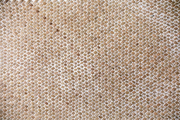 Straw wicker beige eco friendly abstract background copy space