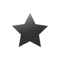 star icon vector flat design