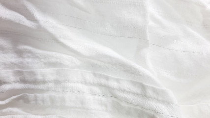 Obraz premium White fabric texture, fiber photo background. Fashion pattern modern, backdrop surface empty color