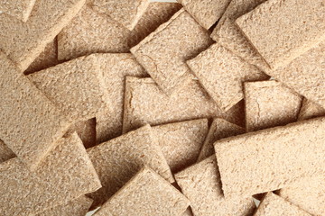 Rye Crispbread Background