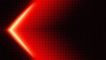 Abstract background of red dots.