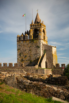 Tower in Montemor-o-Novo Castle, Portugal
