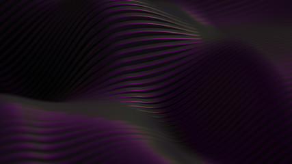 Abstract metal background. 3d illustration, 3d rendering.