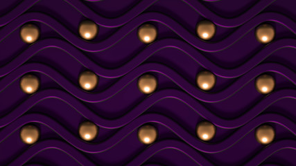 Abstract metal background. 3d illustration, 3d rendering.