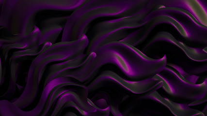 Abstract metal background. 3d illustration, 3d rendering.