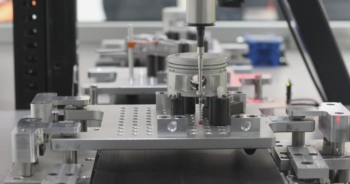 Touch Probe Machine Equipment Measuring Coordinate Piston Car Parts Production