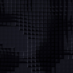 Abstract metal background. 3d illustration, 3d rendering.