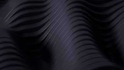 Abstract metal background. 3d illustration, 3d rendering.