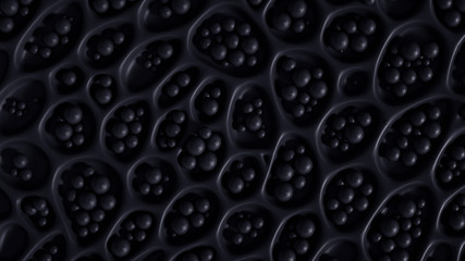 Abstract metal background. 3d illustration, 3d rendering.