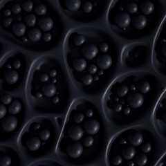 Abstract metal background. 3d illustration, 3d rendering.