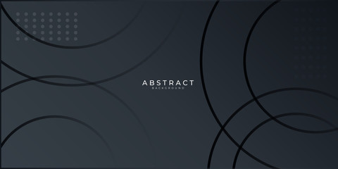 Minimalist dark black neutral abstract background for presentation design