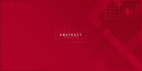 Red abstract background geometry shine and layer element vector for presentation design.