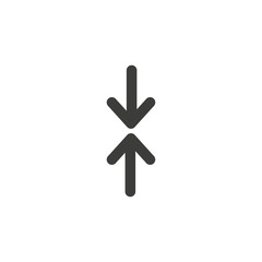 Arrow icon set. Collection of high quality outline menu pictograms in modern flat style. Black information symbol for web design and mobile app on white background. eps 10