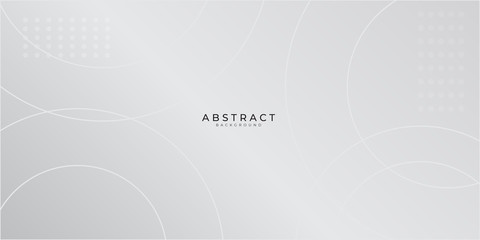 White background with circle light shiny pattern abstract background vector illustration