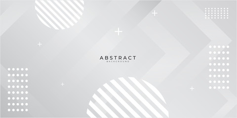 White memphis element dots pattern triangle abstract background with modern corporate and business concept 