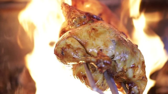 Grill H&auml;hnchen/ chicken skewer