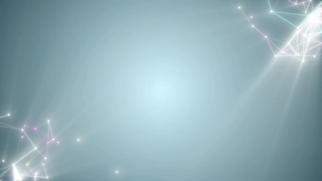 Rotation of abstract light crystals on a blurred background of a distant star.