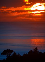 Obraz premium sunset over the sea