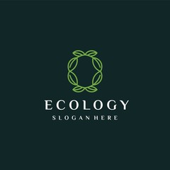 ecology logo vector 