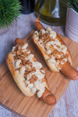 Hot Dog Mac and cheese