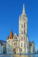 Fototapeta na wymiar Matthias Church, Budapest, Hungary