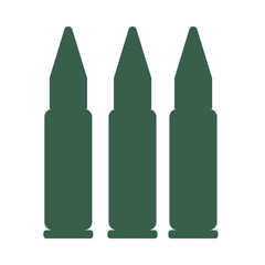 rockets military force isolated icon