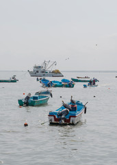 Obraz premium Traditional Fishing Boats 